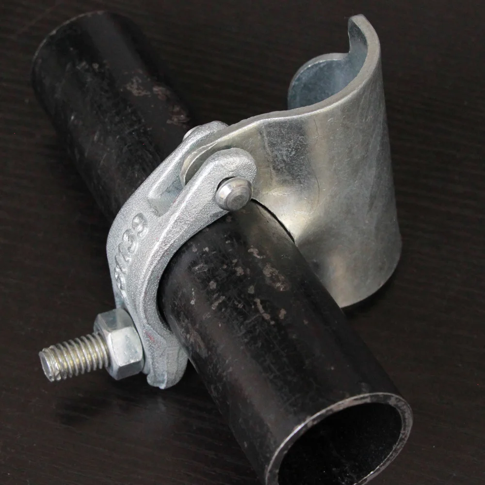 Second-hand scaffold fasteners forged scaffolding single clamp half coupler scaffold galvanized putlog coupler