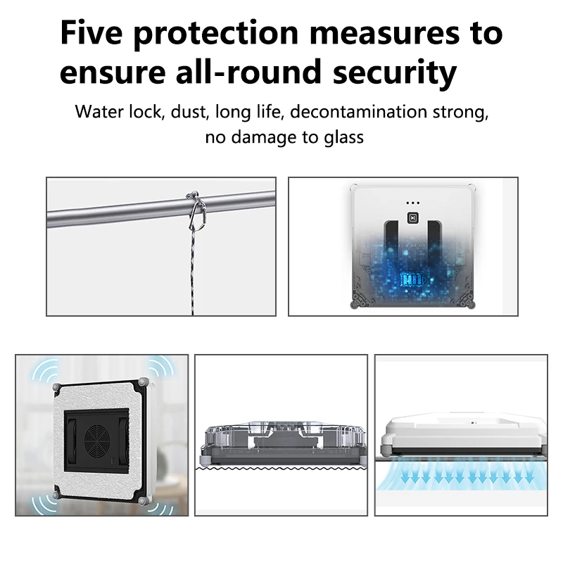 HOT Selling in stocks Customized Wireless Remote Control Intelligent Robotic Window Cleaner For Home/office Glass Use