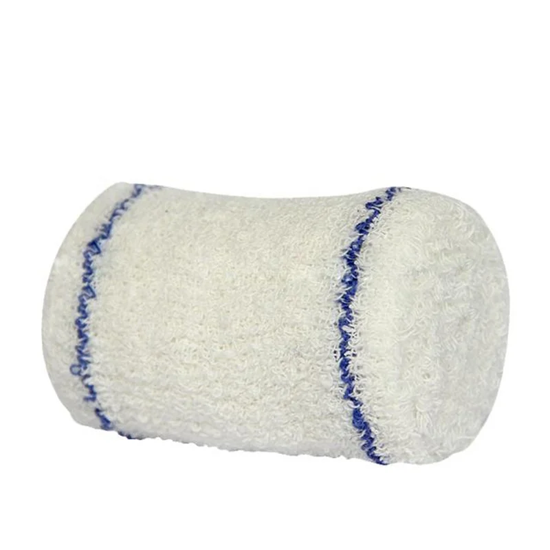 97% cotton+3% spandex top quality crepe bandage roll for sale