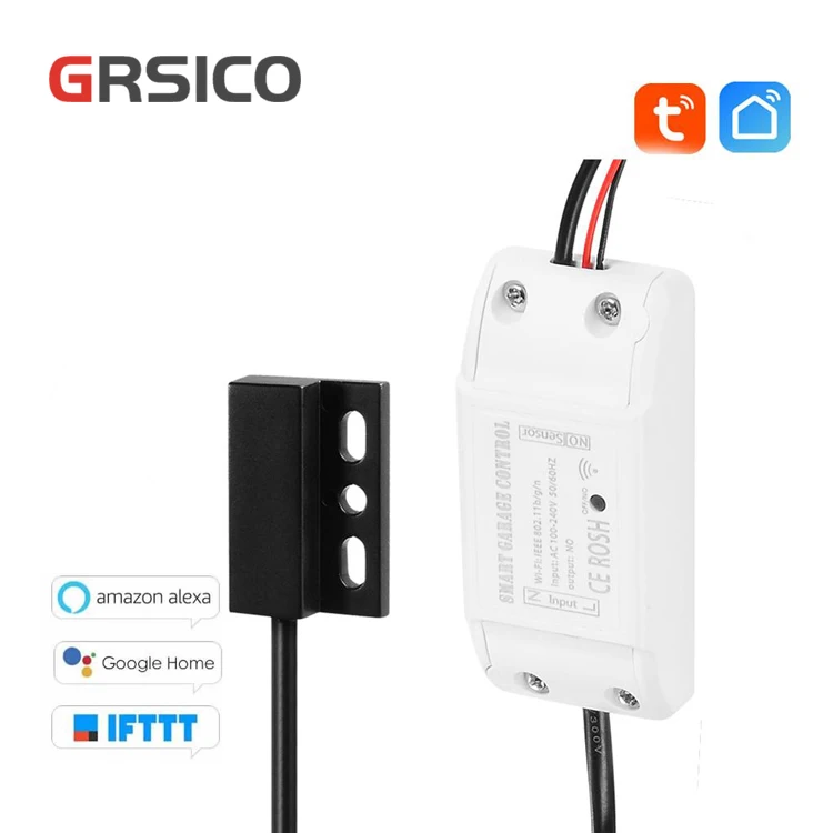 Tuya APP Wireless Smart Remote Garage Door Opener Switch with Alexa and Google Home and IFTTT