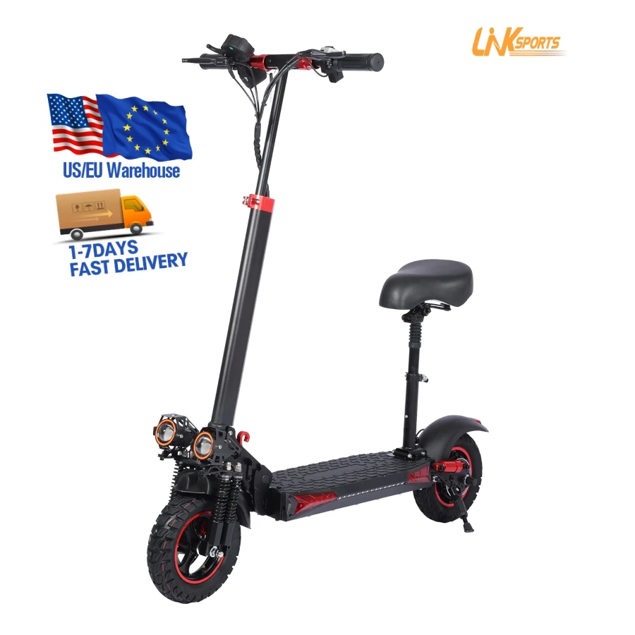 EU US Germany Warehouse LDM4  Fast Trotinette Electrique 800W Powerful Fat Tire Off Road Electric Scooters For Adults