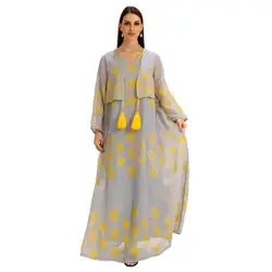 New floral jalabiya ethnic islamic clothing women habaya femme moroccan djellaba women dress
