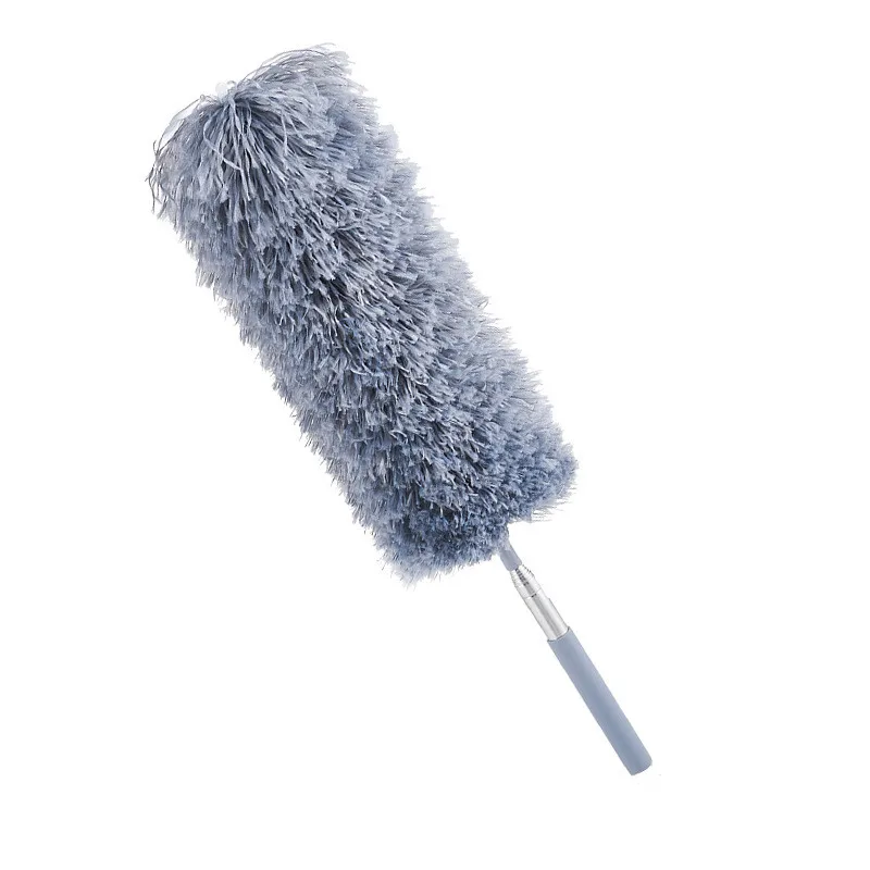 35 inches microfiber Duster with extension pole,Bendable head,Stainless steel pole multi-function keyboard bookcase car dusting