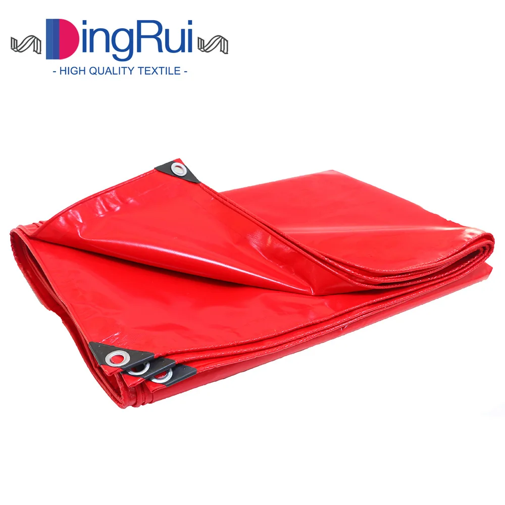 Canvas tarpaulin Heavy Duty PVC Coated Canvas 18oz Fabric PVC Vinyl Tarpaulin for Tent Truck Car