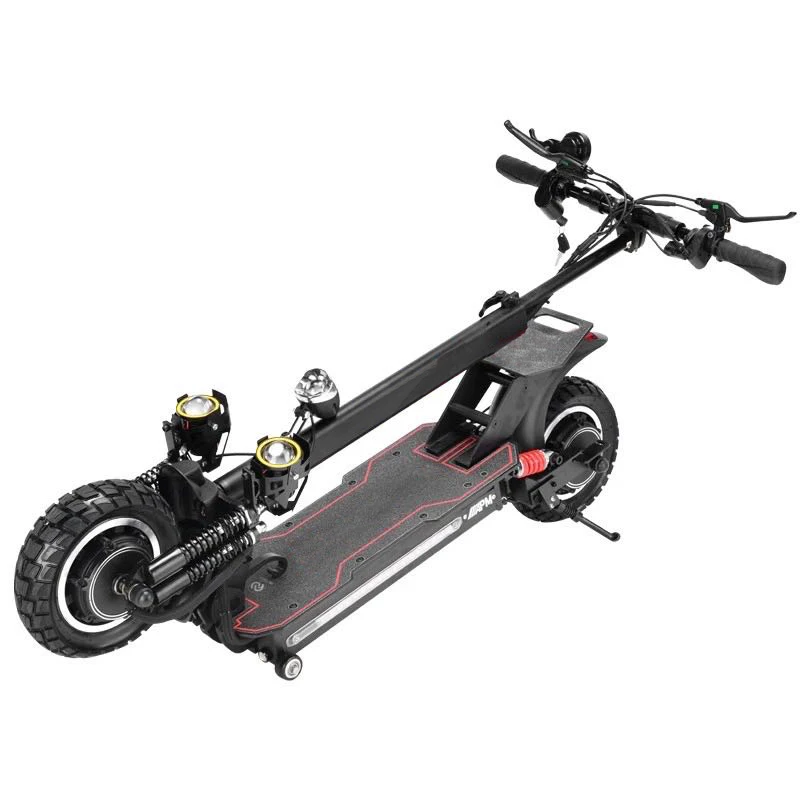 10 inch off road folding electric scooters 48v 800W dual motor electric scooter e scooter