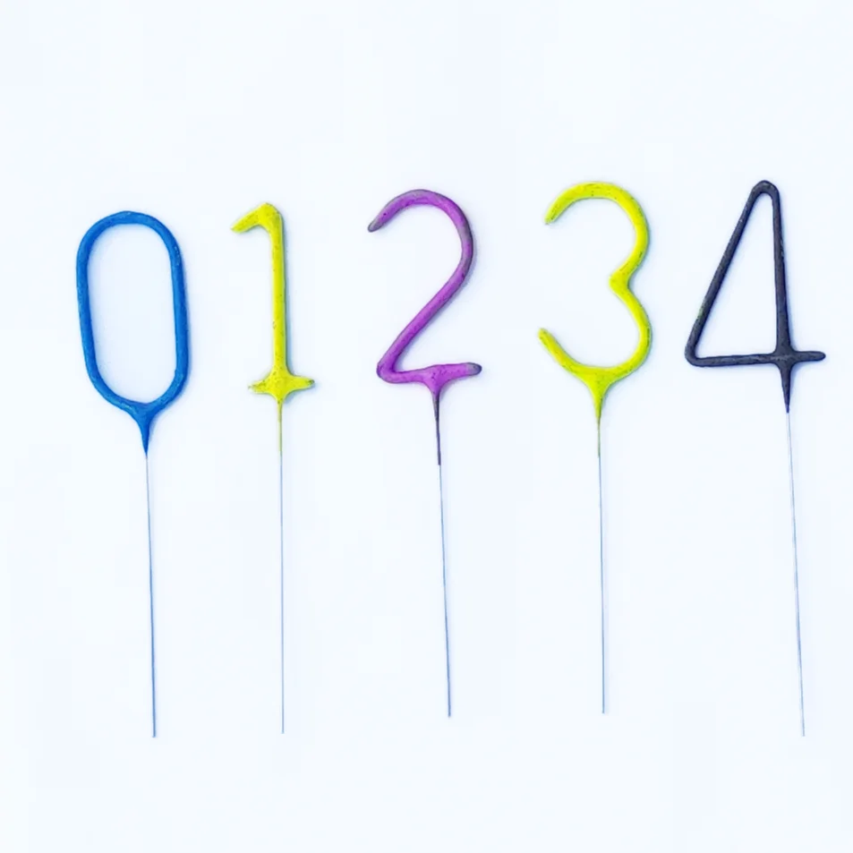 Jeeton 1.4S  color number shape hand hold sparkler fireworks wholesale price smokeless kids party sparklers fireworks