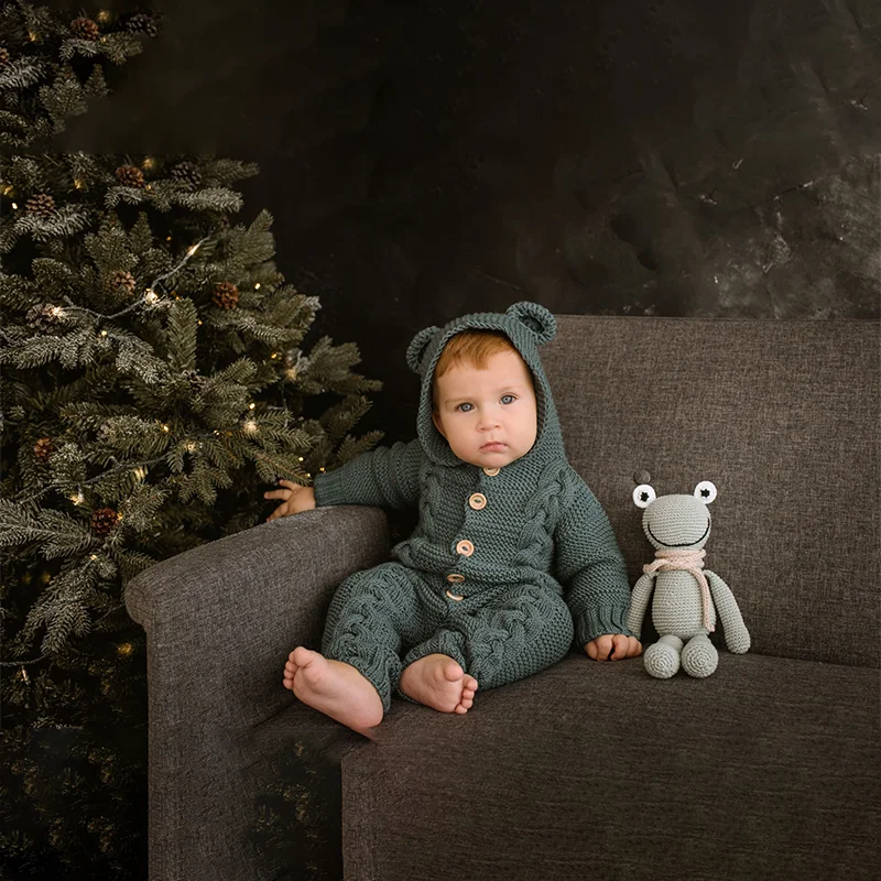 Knit Onesie Button Baby Romper Merino Wool Clothes Newborn Bodysuit Toddler Unisex Kids Clothing Outfit Cotton Rompers Jumpsuit