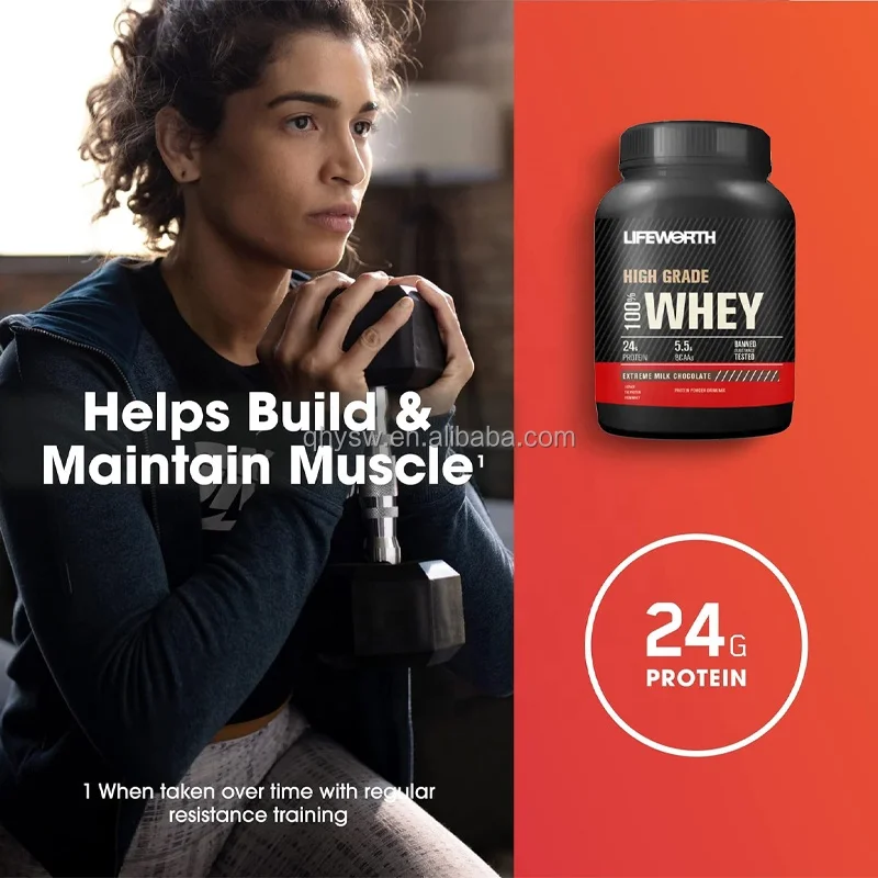 OEM whey protein Wholesale Factory Supply Gold Standard Gym Supplements Gold Adult Protein Powder Bottle Packing