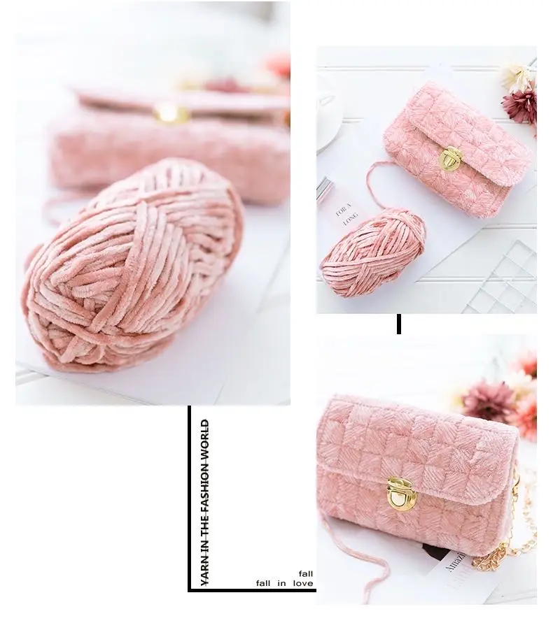 Wholesale Prices Baby Blanket Chenille Yarn 100% Polyester Jumbo Hand Knitted Good Chunky Knit Chenille Yarn Free Shipping Dyed
