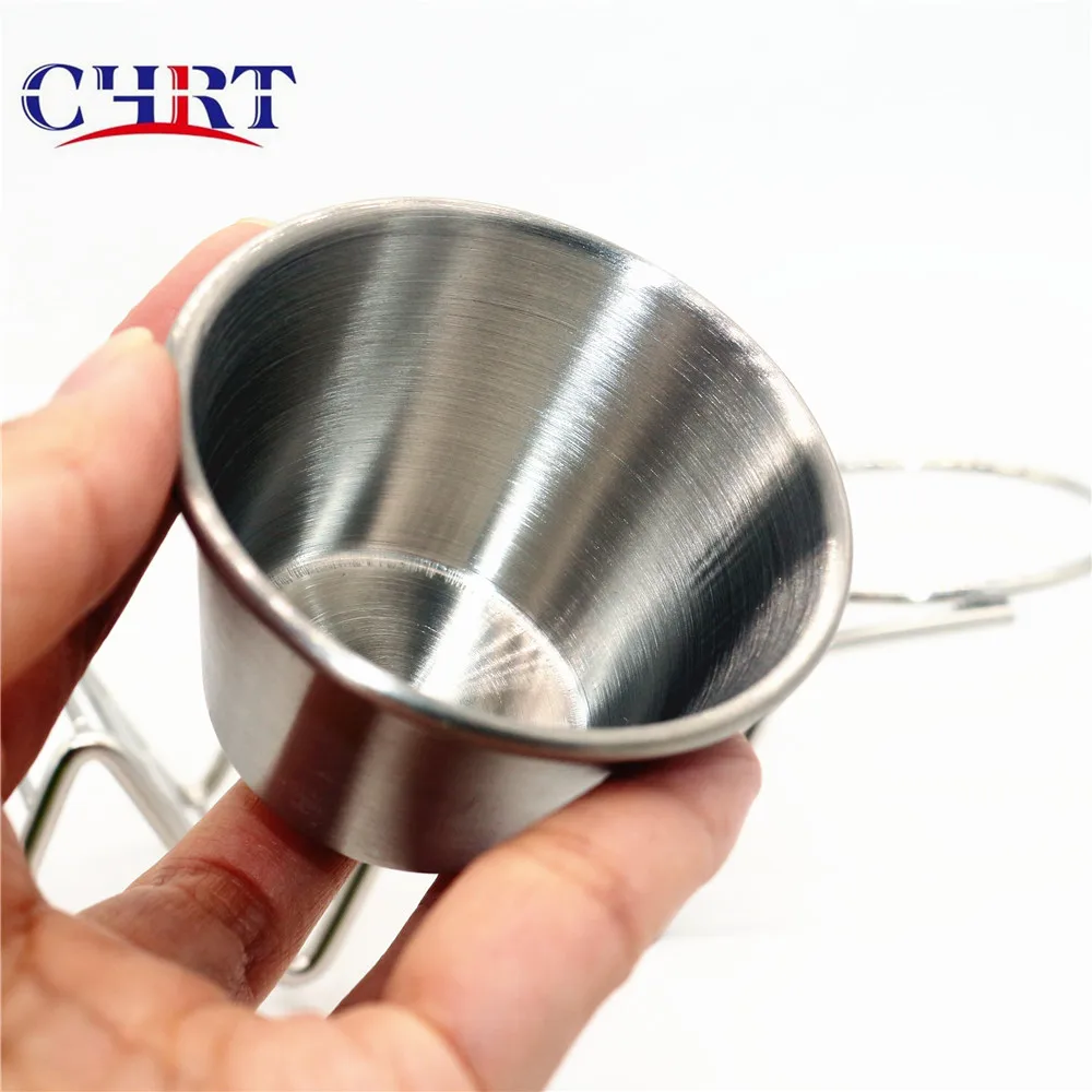 CHRT Wholesale stylish metal truck food rack plate tray shell set customize stainless steel stand taco holder