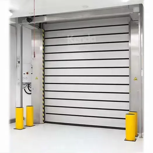Hot Sale Fire Rated Rolling Door Steel Shutter Anti Fire Steel Industrial Warehouse Rolling Doors Fireproof Roller Door