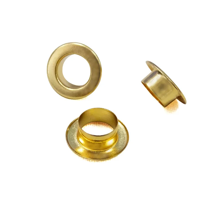 Popular gold curtain hoodies button ring fastener garment brass custom grommet eyelet