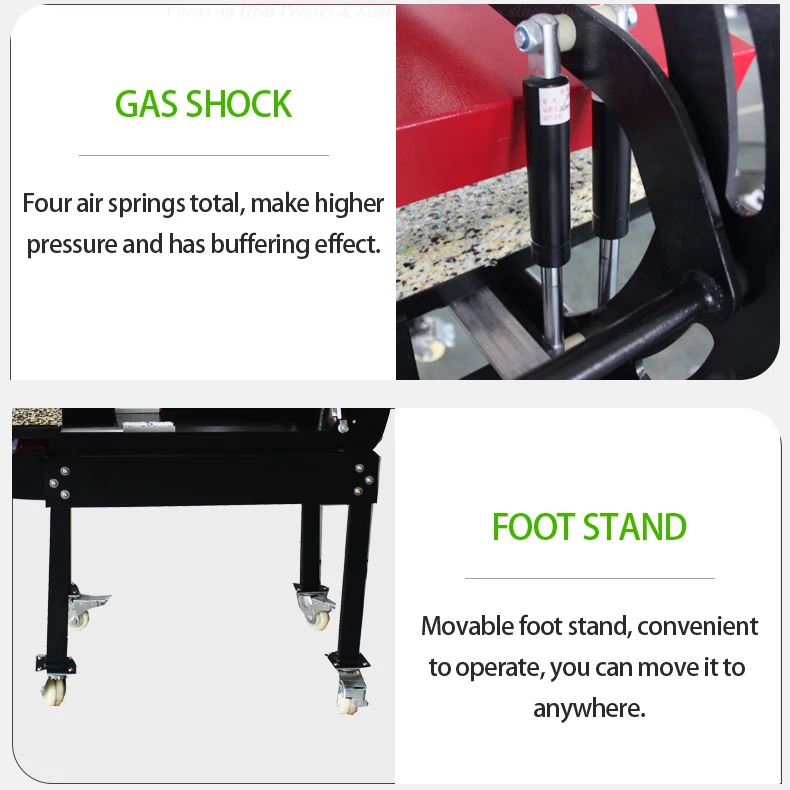 80x100 manual large sublimation heat press for t-shirt