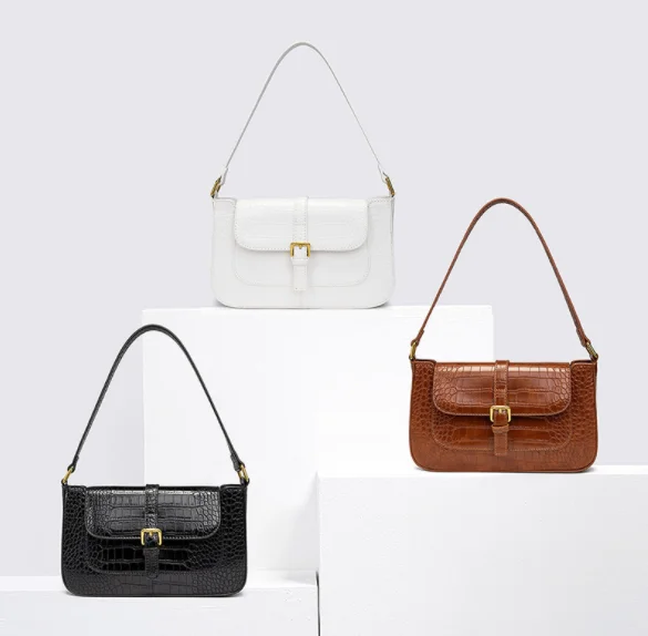 Оптовая продажа, в наличии, дамские сумочки из искусственной кожи, модная женская сумка с крокодиловым узором, сумки через плечо