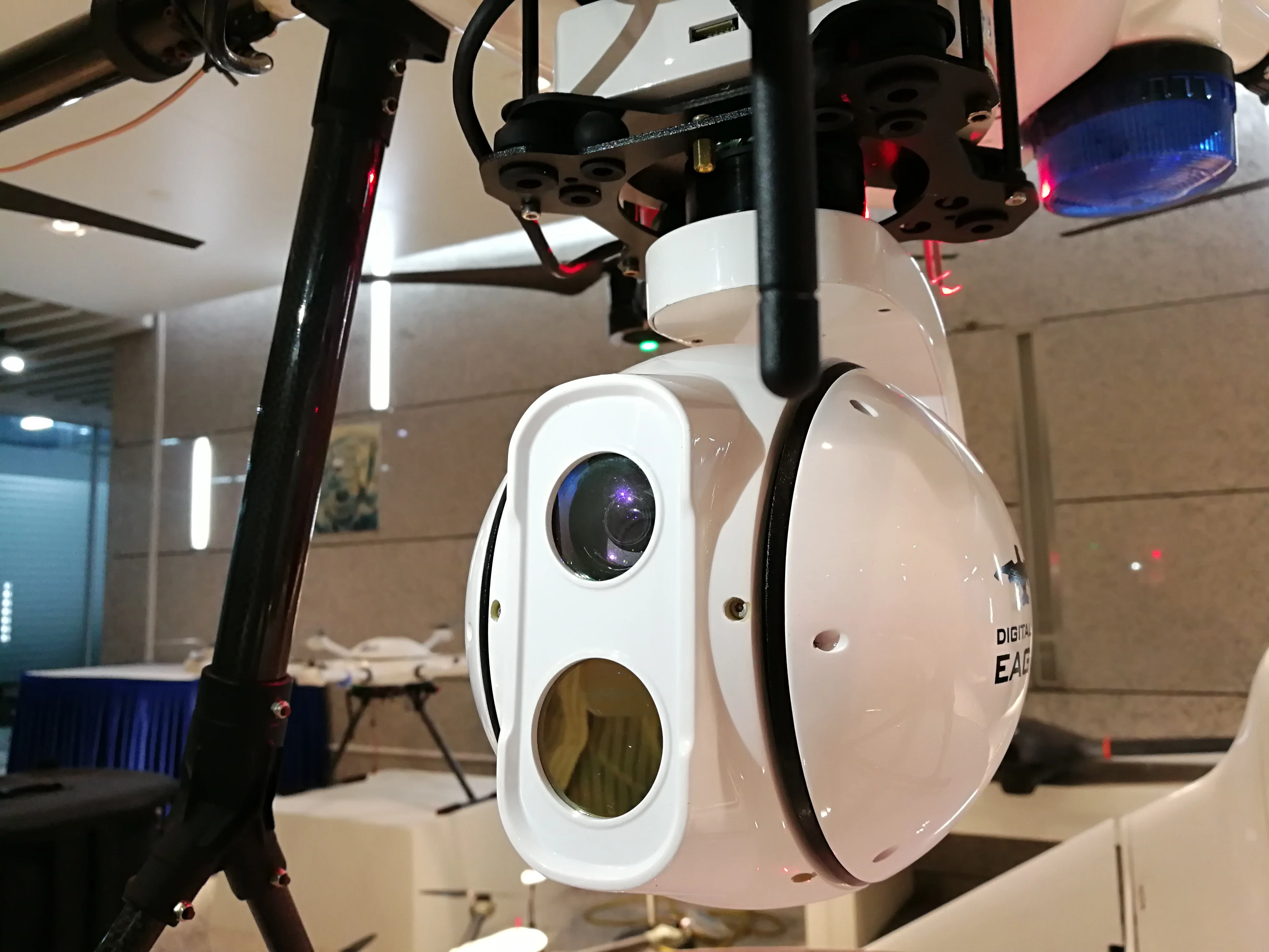 Drone Zoom Camera 30X EO/IR Electro-optical and Infrared Thermal Night Vision with Track for Inspection Surveillance Search