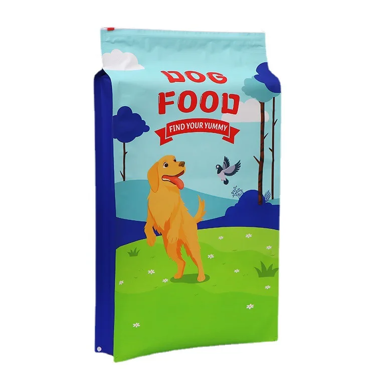 Wholesale Price Self Adhesive Seal Custom Bag With Carrier Pigments Packaging Machines Pet Food Bagging