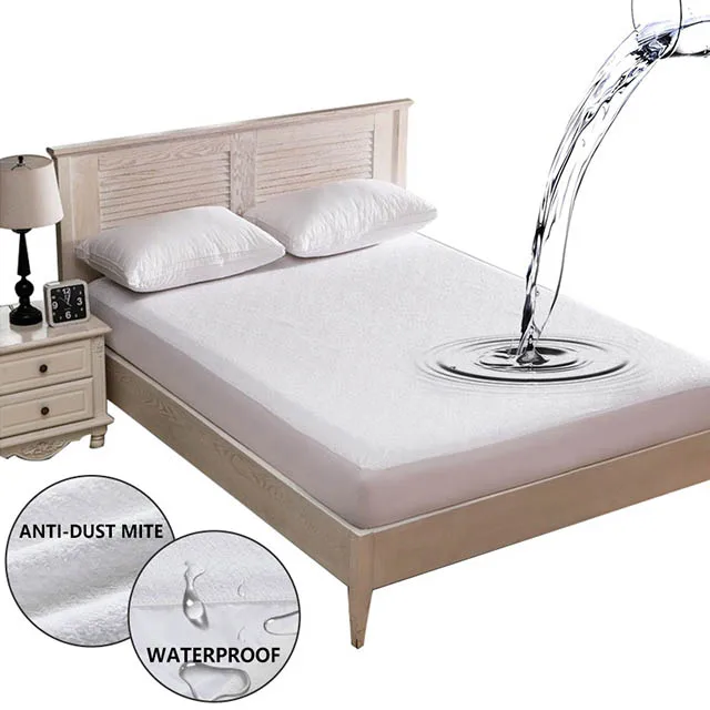 Top sale guaranteed quality 100% waterproof mattress protector deep pocket premium fitted sheet bed cover