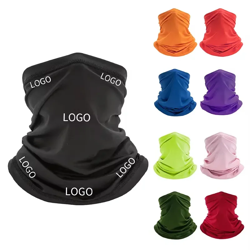 Wholesale Seamless Milk Silk  Head Tubular Bandana Scarf Sport Fishing Tube Headwear Headband Skull Custom Face Cover Bandana