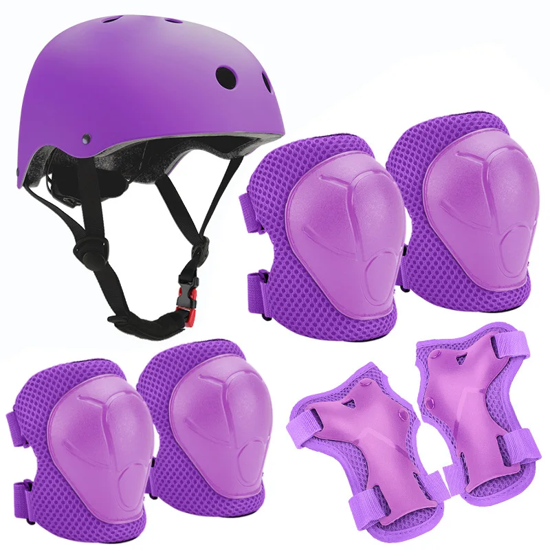 Custom Roller Skating Skateboarding Sport Tactical Kids Protective Gear Set safety helmet set elbow knee pads for Kids
