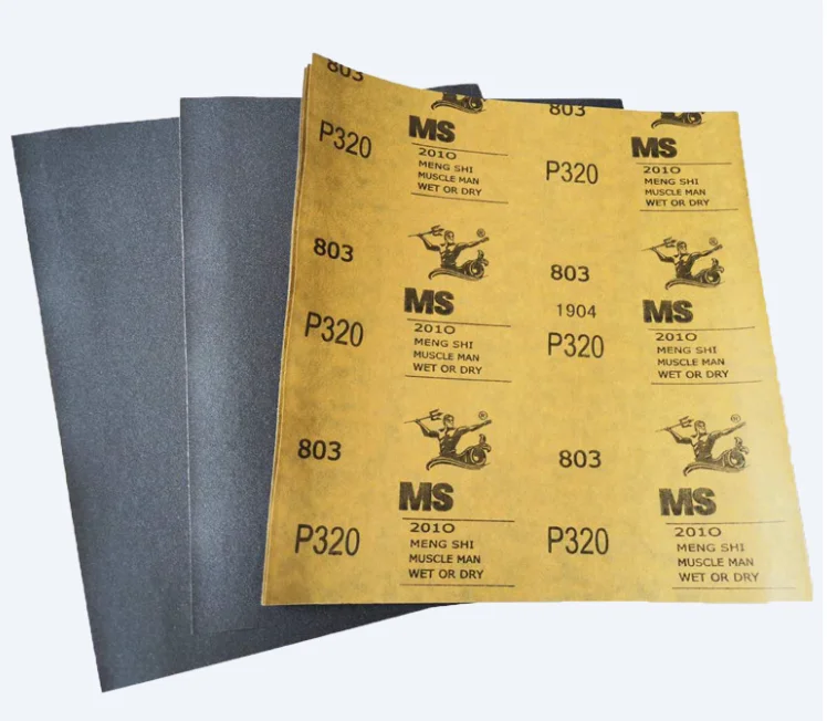 Ms High Quality Durable Silicon Carbide Water Proof Abrasive Paper Wholesale Sandpaper Roll