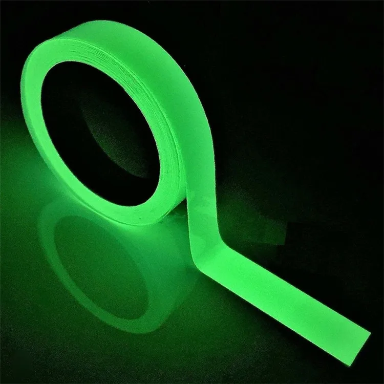 Waterproof protection edging spike rvhb rolls red green night luminous glow tapes in the dark tape
