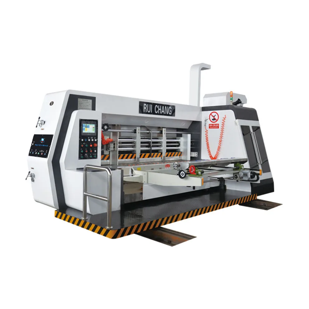 Automatic Lead Feeder Flexo Carton Box Printing slotting and die cutting machine