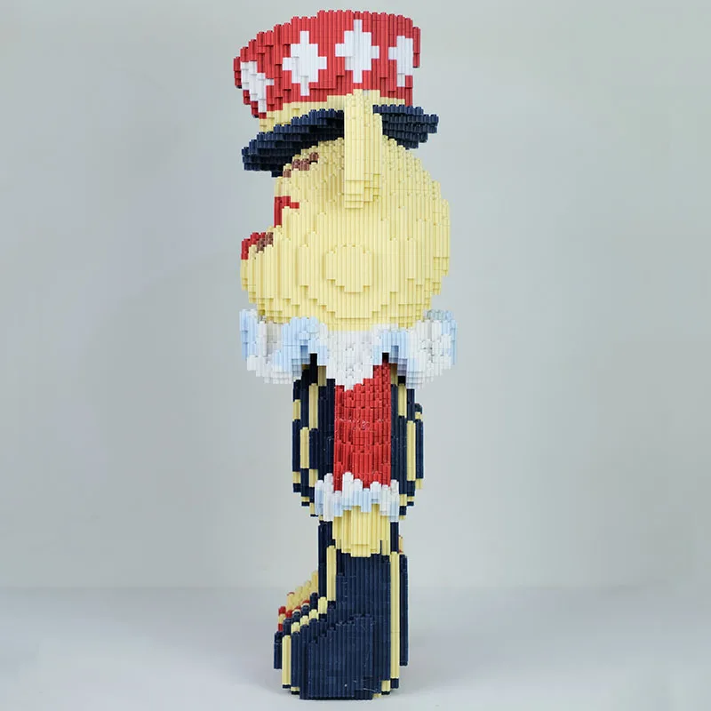 New Arrivals Assembled Custom Colorful Art Bear 3D Model Mini Bricks Figures Bearbrick Micro Building Blocks Toys