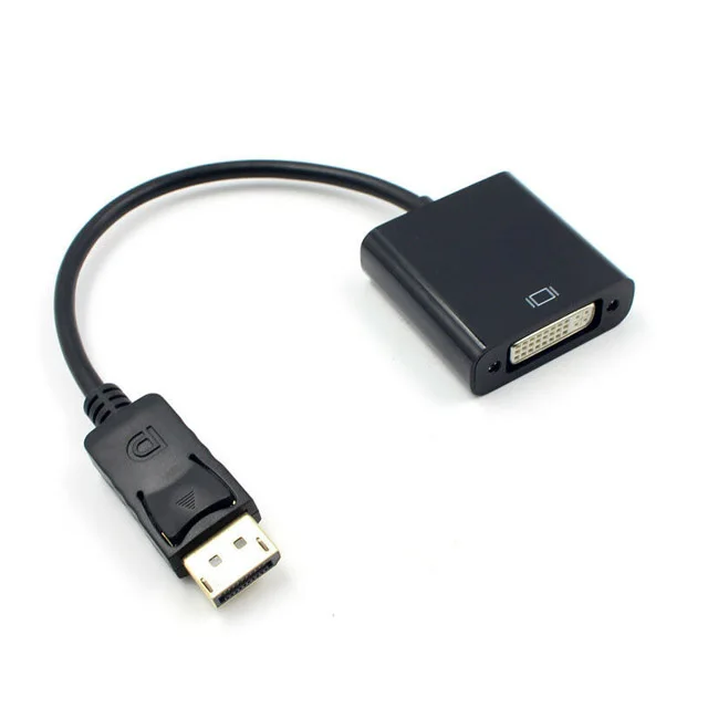 DisplayPort штекер к DVI-D гнезду адаптер конвертер порт дисплея