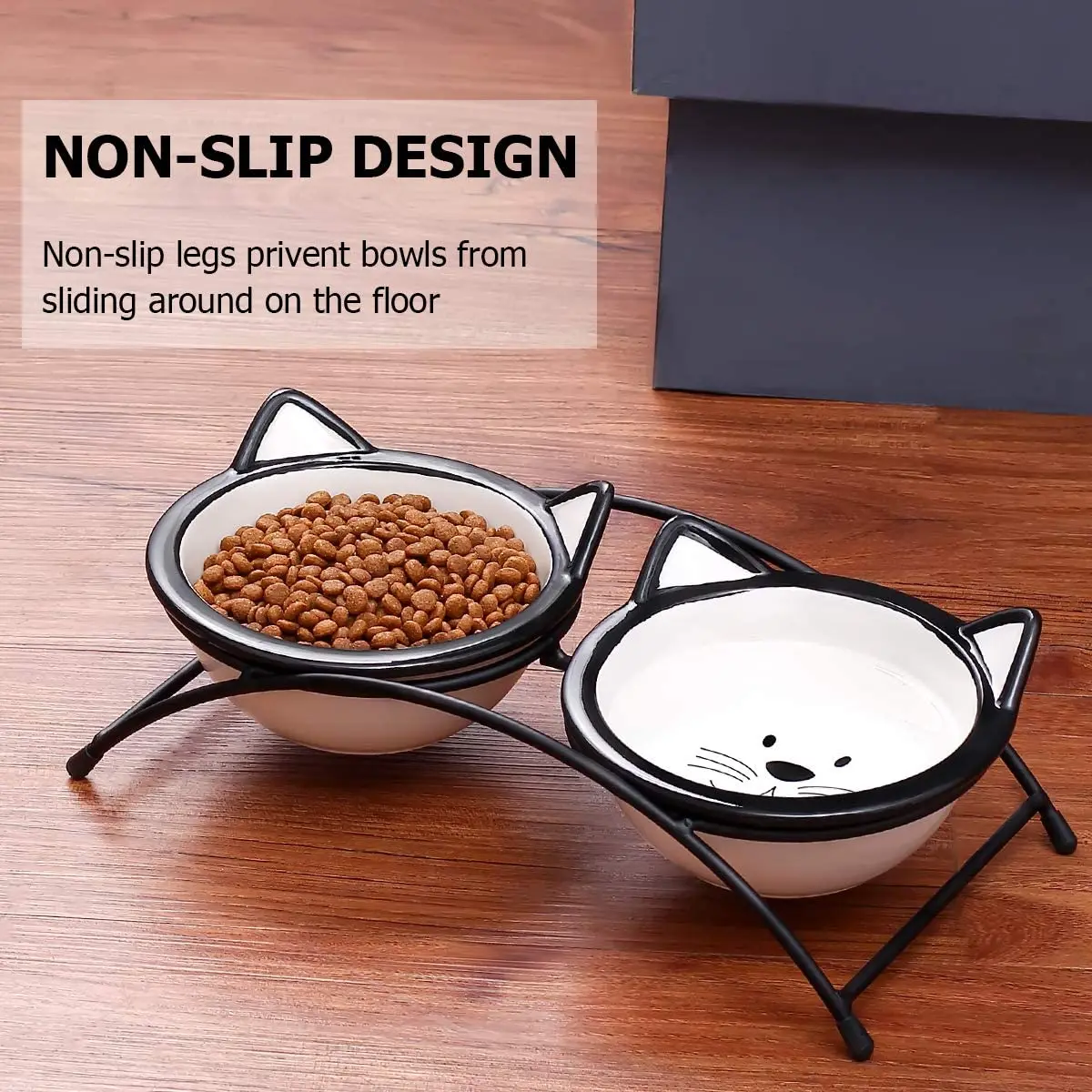 
Bright Plus Quality-Assurance Dog Cat Bowl Fashion Feeding Water Feeder Ceramic Pet Bowl 