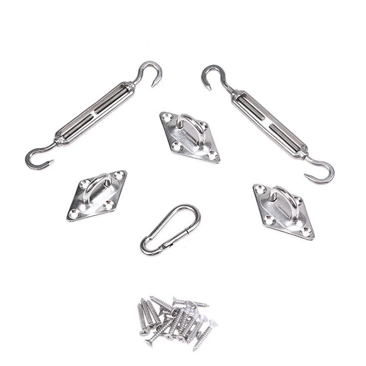 Wholesale Sail Shade Fixing Set Sun Shade Sail Accessories Garden Shade Sail Canopy