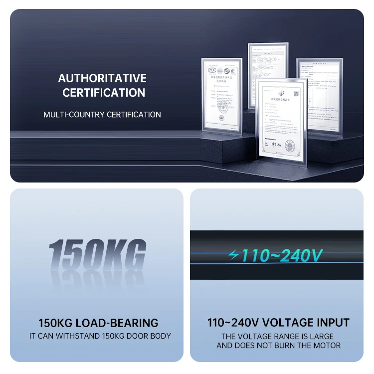 Hospital Disabled Barrier-Free 100v-240v 150KG Automatic Door Opener Silent Anti-Pinch Automatic Swing Door Opener