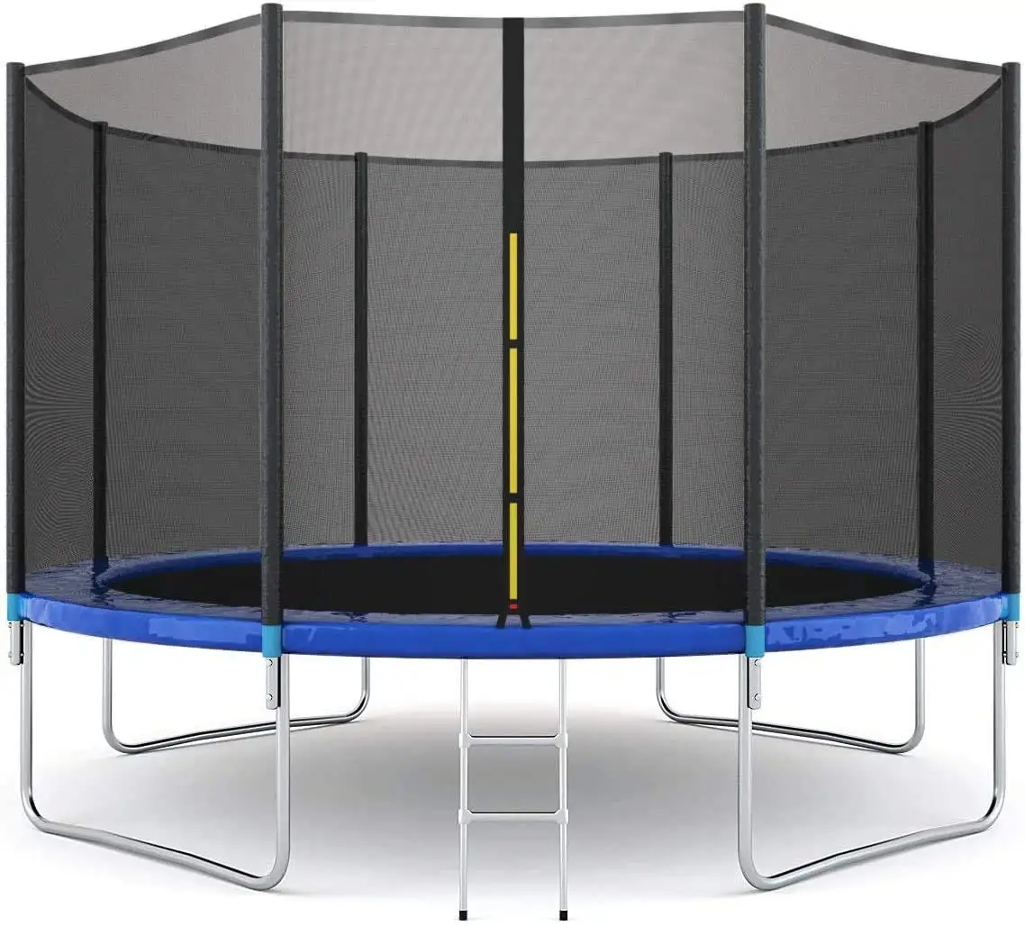 Trampoline 8FT 12FT 10FT 14FT 16FT Trampolines with Enclosure Net 400LBS Outdoor Trampolines for Kids (1600717723794)