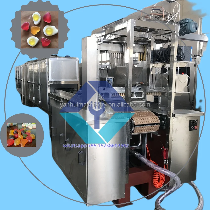 Sugar candy lollipop making machine for small business hard candy gummy production equipment