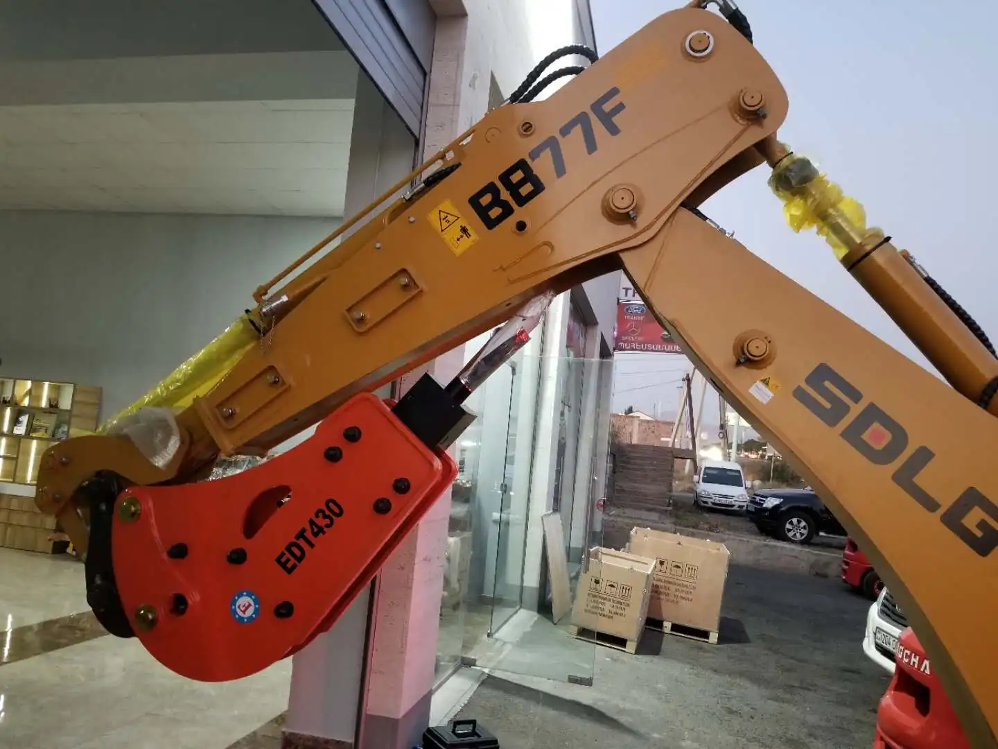 Hydraulic Breaker Skid Steer Loader Hammer New Condition Backhoe Loader with Chisel Gearbox for Construction Industries Uganda