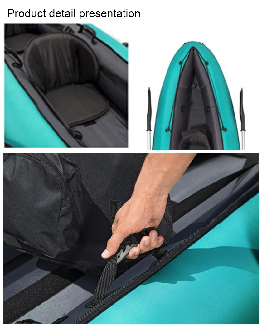 
Ventura X2 inflatable fishing boat kayak double canoeing speed raft kayak 