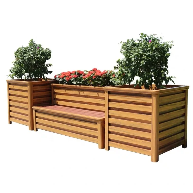 Outdoor Garden Whole Assembly  Metal Planter Pot Aluminum Flower Pots