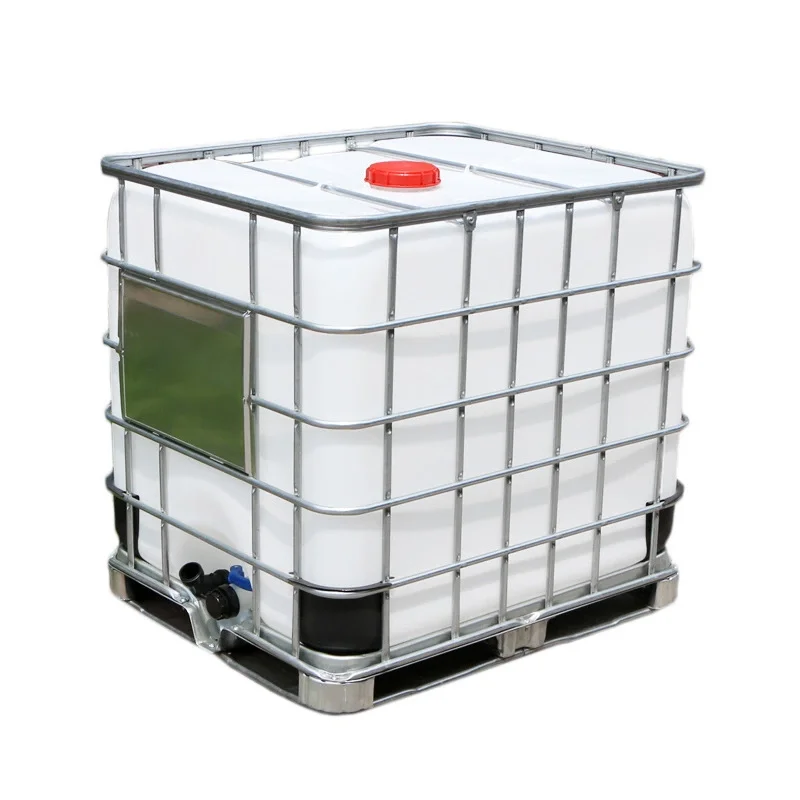 Wholesale Food Grade LLDPE ibc plastic tank 1000l for water with steel cages