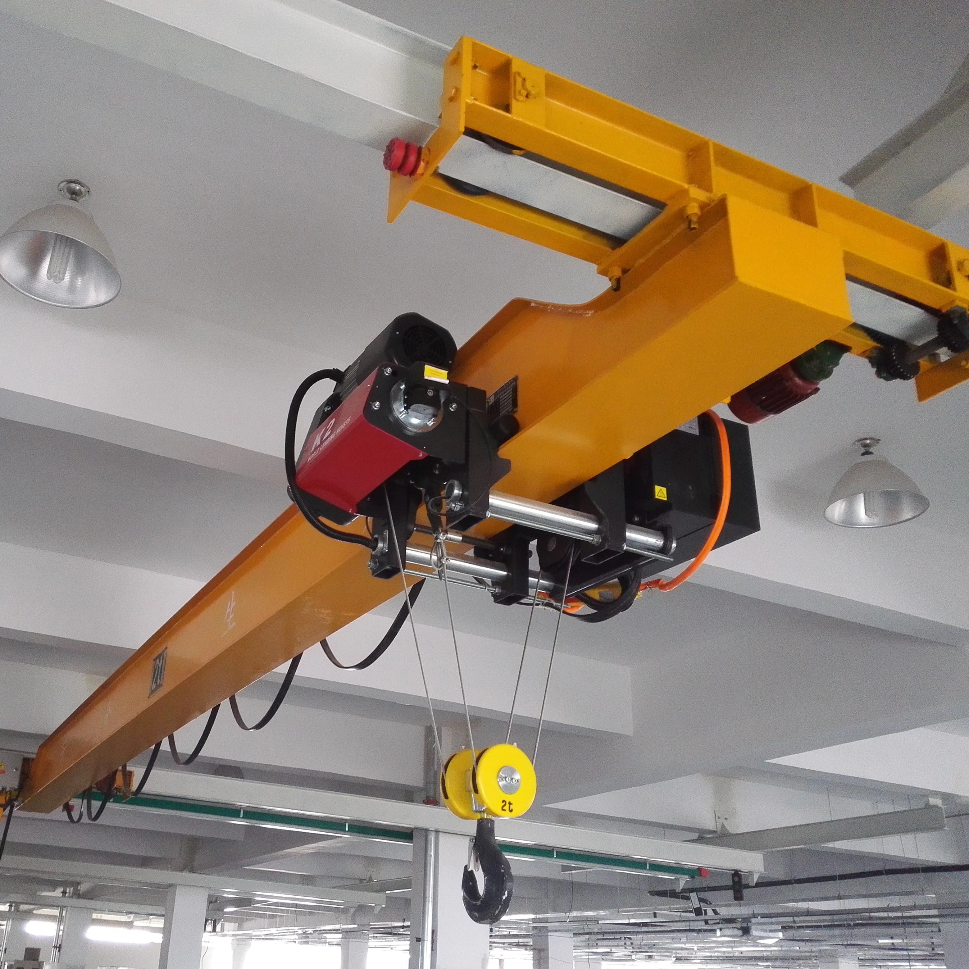 Capacity 20T EC Certification  three in one Motor Single Beam Bridge Crane for Warehouse