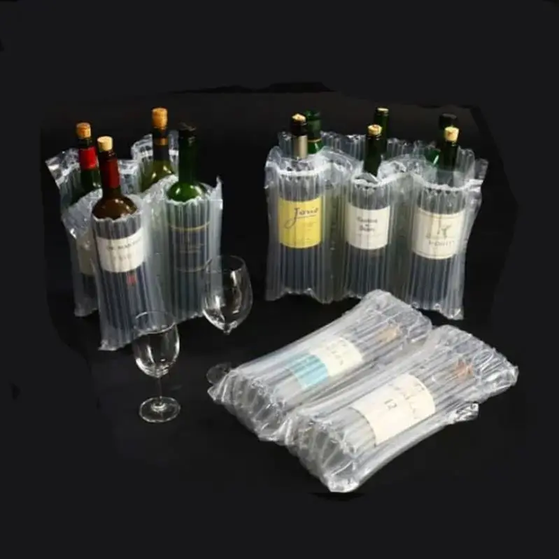 China Factory Packing Material Air Cushion Wrap Bag Bubble Column Bag