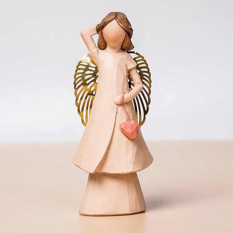 Религиозный и христианский Декор для дома скульптуры Ангел брелок Cherub ангел