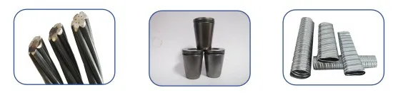 12.7mm & 15.2mm Post Tension 5S  Anchor casting products & stressing blocks
