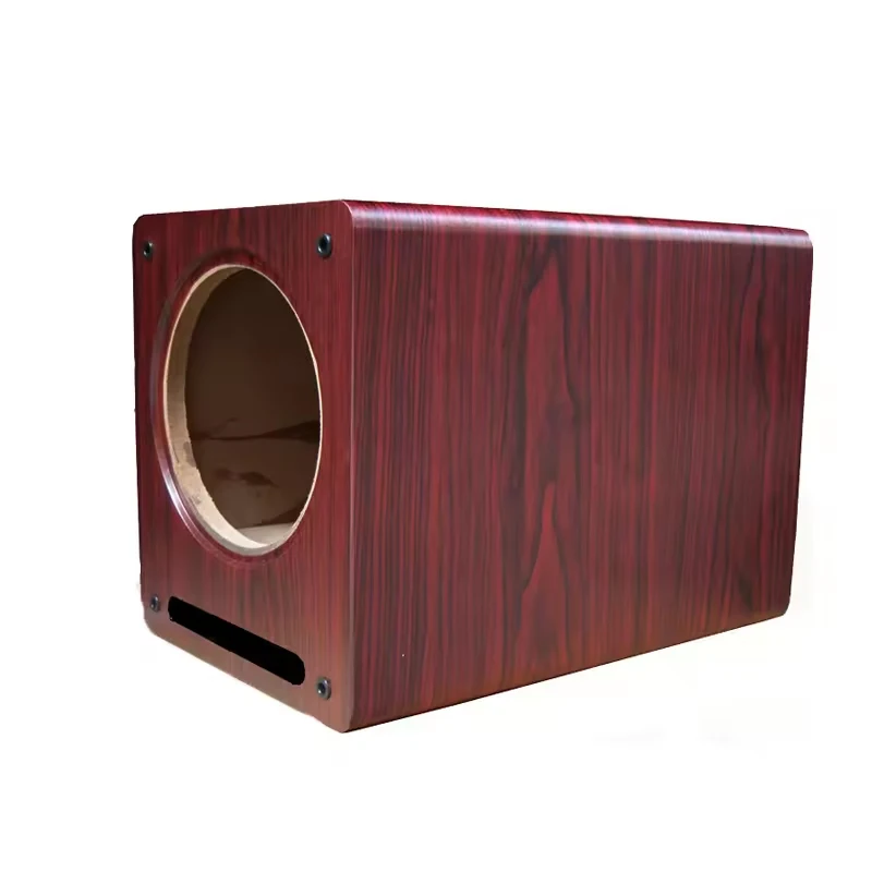 KYYSLB 8-inch Subwoofer Wood Speaker Box Empty Case Audio Enclosure DIY Car Amplifier Subwoofer Body Wooden LoudSpeaker Shell