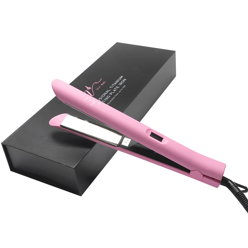 Newest Product Intelligent LED Digital Display Technology Hair Styling Tools Flat Irons Hair Straightener and Curler 2 in 1