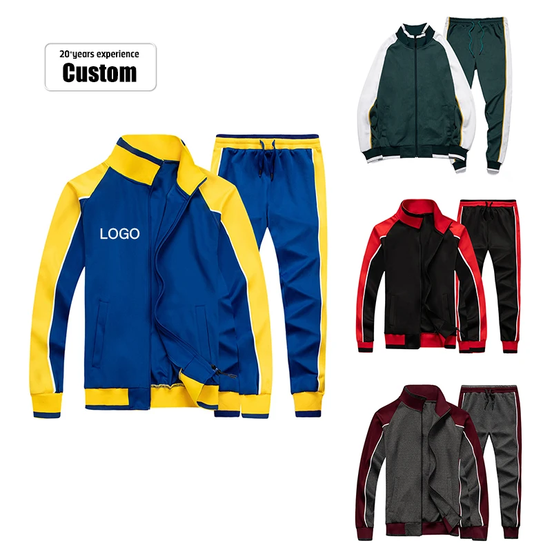 2023 New Long-sleeved Comfortable Breathable Jacket Set Sportswear  Tracksuits Sports Leisure Suit For Men