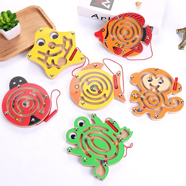 Magnetic Maze Game Bead Maze Toys for Child