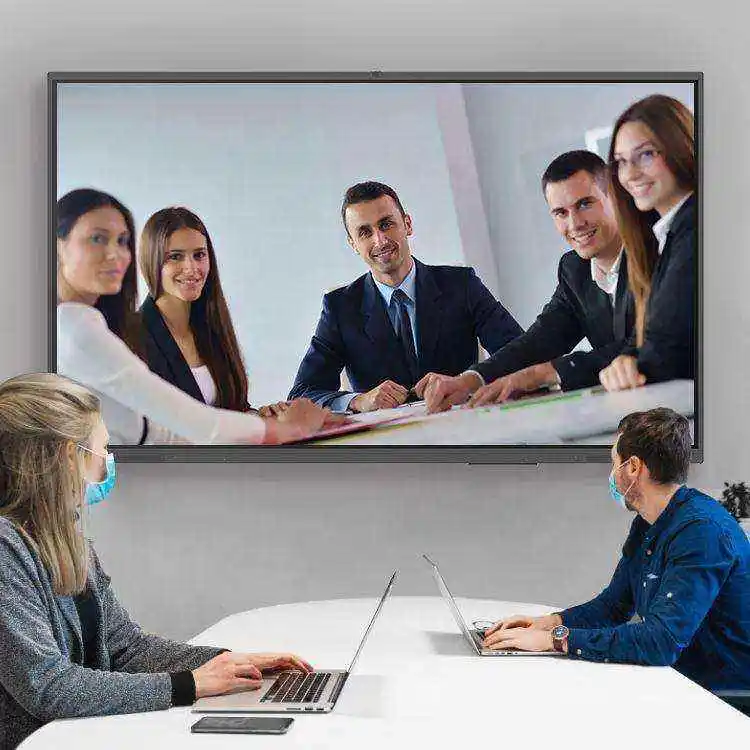 T-C275I 75Inch Hot Sale Dual System Teaching Electronic Whiteboard Digital Board Smart 4K Display ASANO All In One Touch Screen