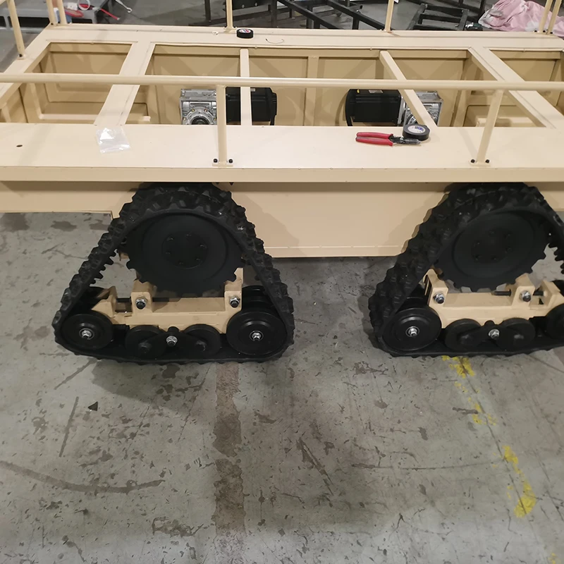 New Condition Tracked Robot Platform System with Trade Insurance Steel Material for Excavator and Construction Machinery