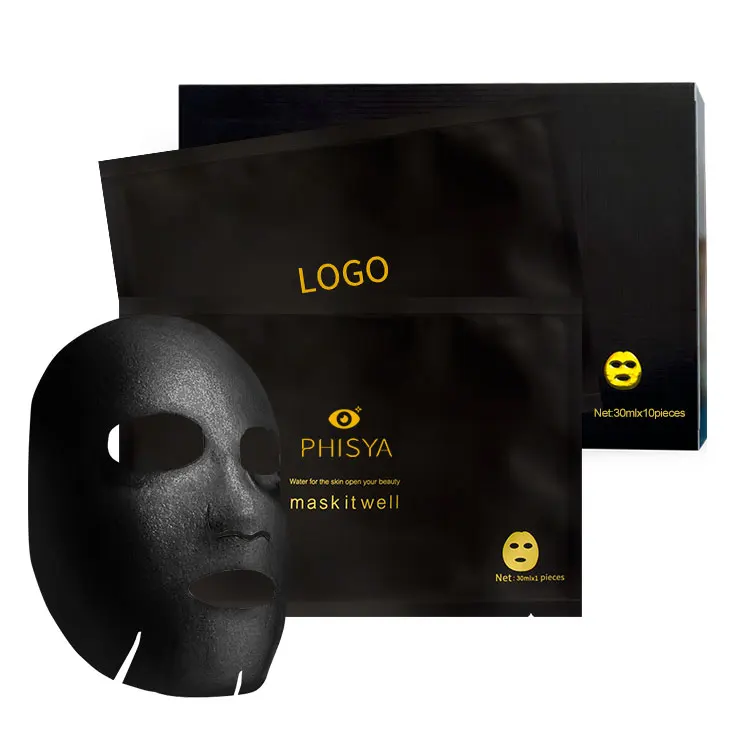 Amino Acid MoisturizingBubble Face Mask Deep Cleaning Oil Control Skin Rejuvenation Shrink Pore Bamboo Charcoal Foam Black Mask