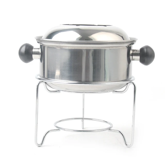 Stainless steel Fondue Pot Cheese And Chocolate Fondue Set