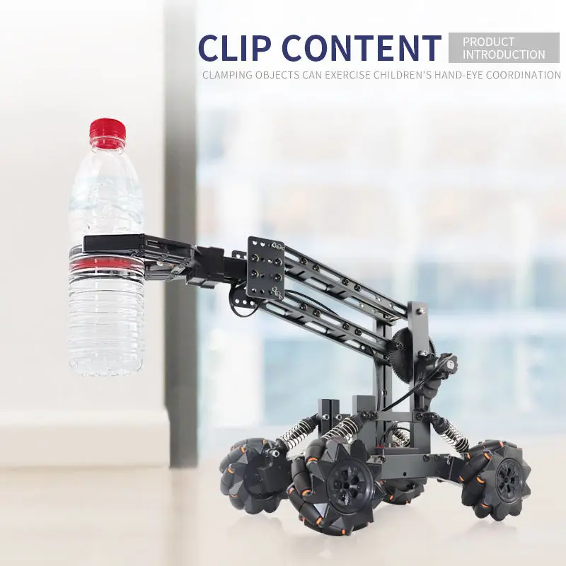 Radio-controlled toys Stunt car with camera Diy car assembly Wifi 720p camera Memory programming Manipulator Toy robot car